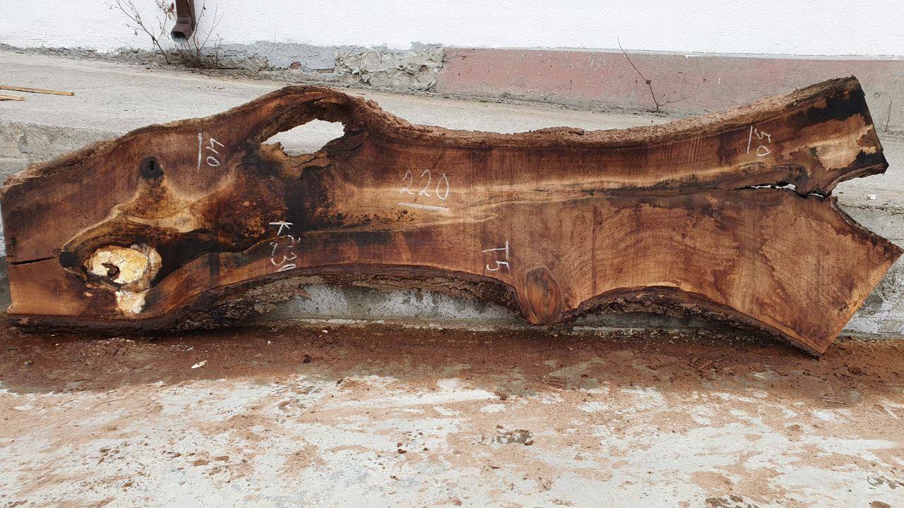 Слэб орех k230, 220 × 40 × 5 см