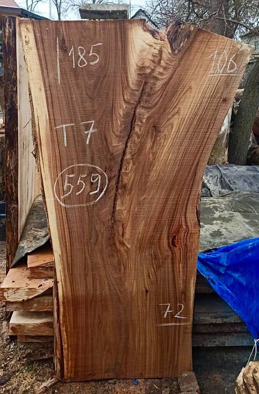 Слэб карагач k559, 185 × 90 × 7 см
