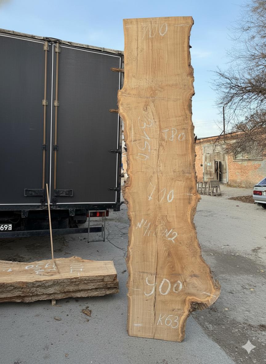 Слэб карагач k63, 315 × 75 × 8 см