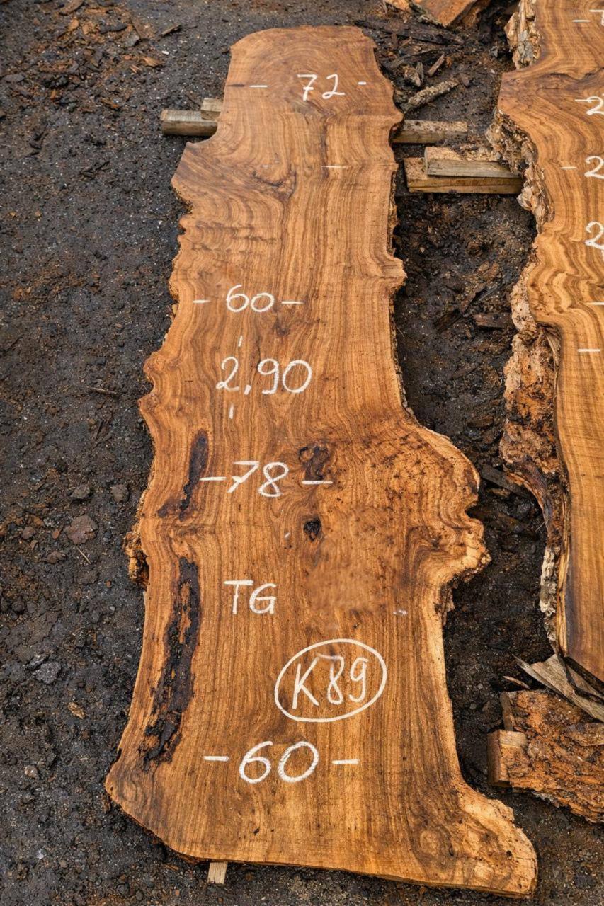 Слэб карагач k89, 290 × 70 × 6 см