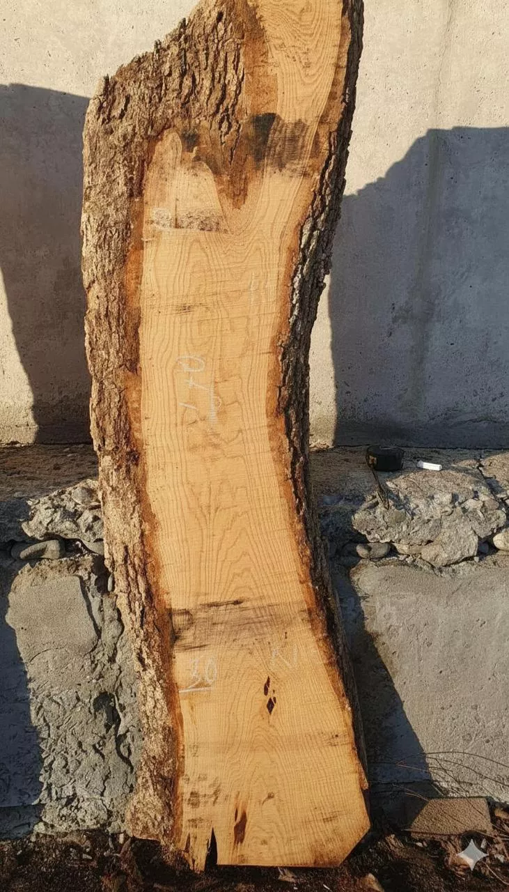 Слэб карагача a105, 170 × 30 × 5 см