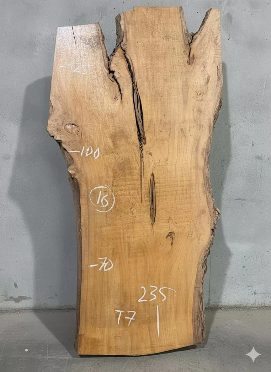 Слэб карагача k16, 235 × 110 × 7 см