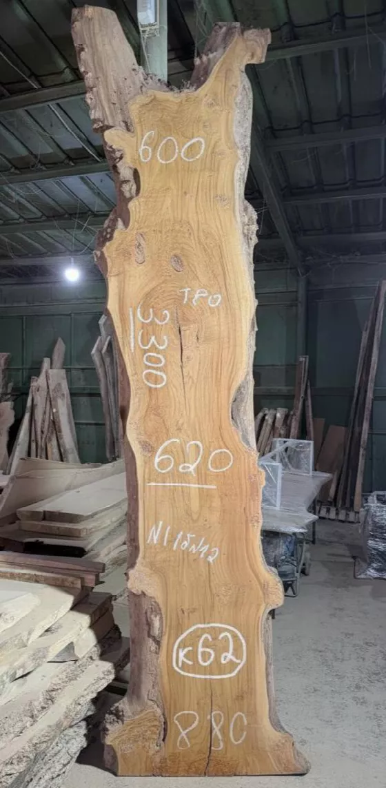 Слэб карагач k62, 330 × 70 × 8 см