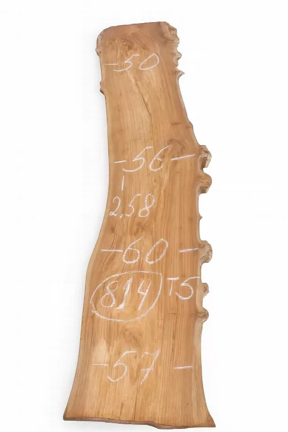 Слэб карагач k814, 258 × 55 × 5 см