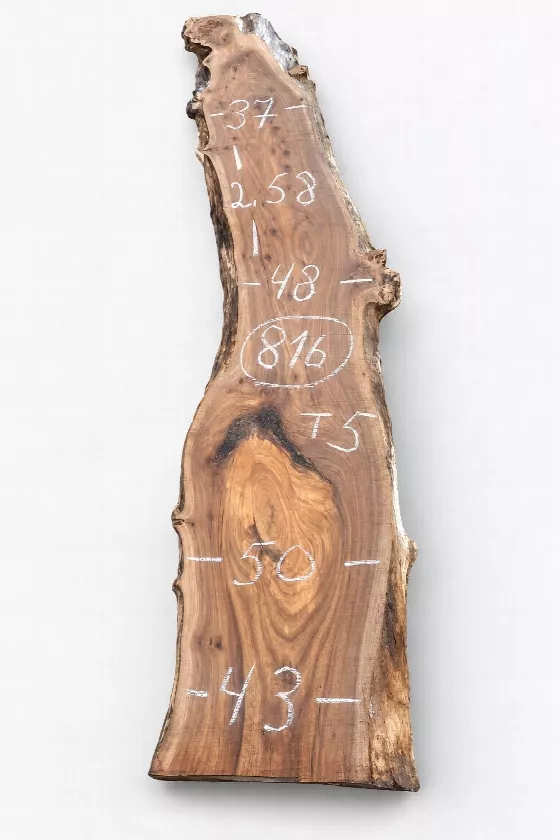 Слэб карагач k816, 258 × 45 × 5 см