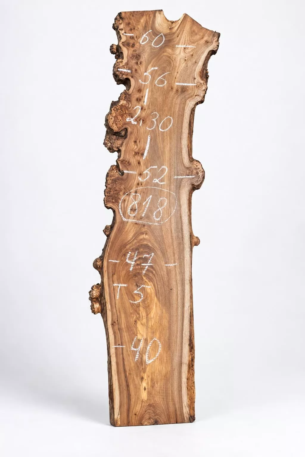 Слэб карагача k818, 230 × 50 × 5 см