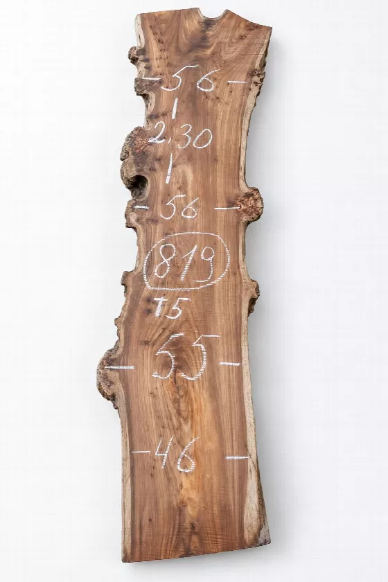 Слэб карагач k819, 230 × 55 × 5 см