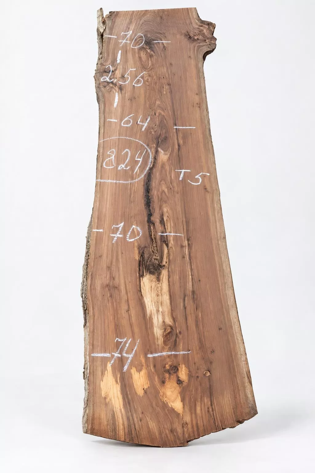 Слэб карагача k824, 256 × 70 × 5 см